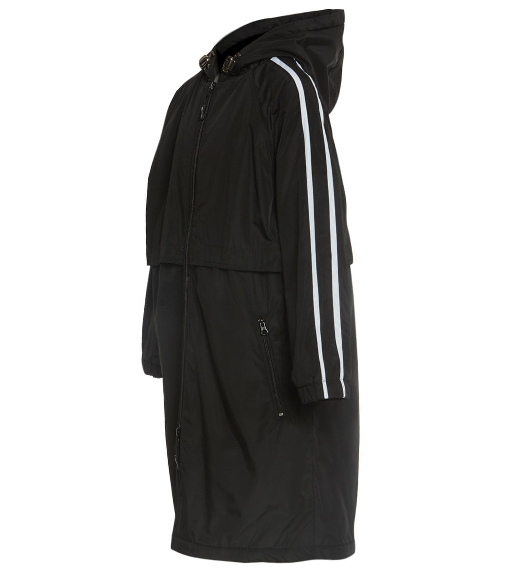 Sporti Striped Comfort Fleece-Lined Swim Parka Youth