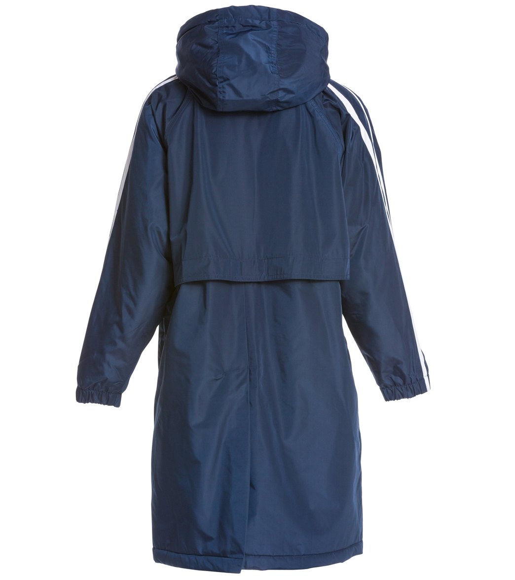 Sporti Striped Comfort Fleece-Lined Swim Parka Youth