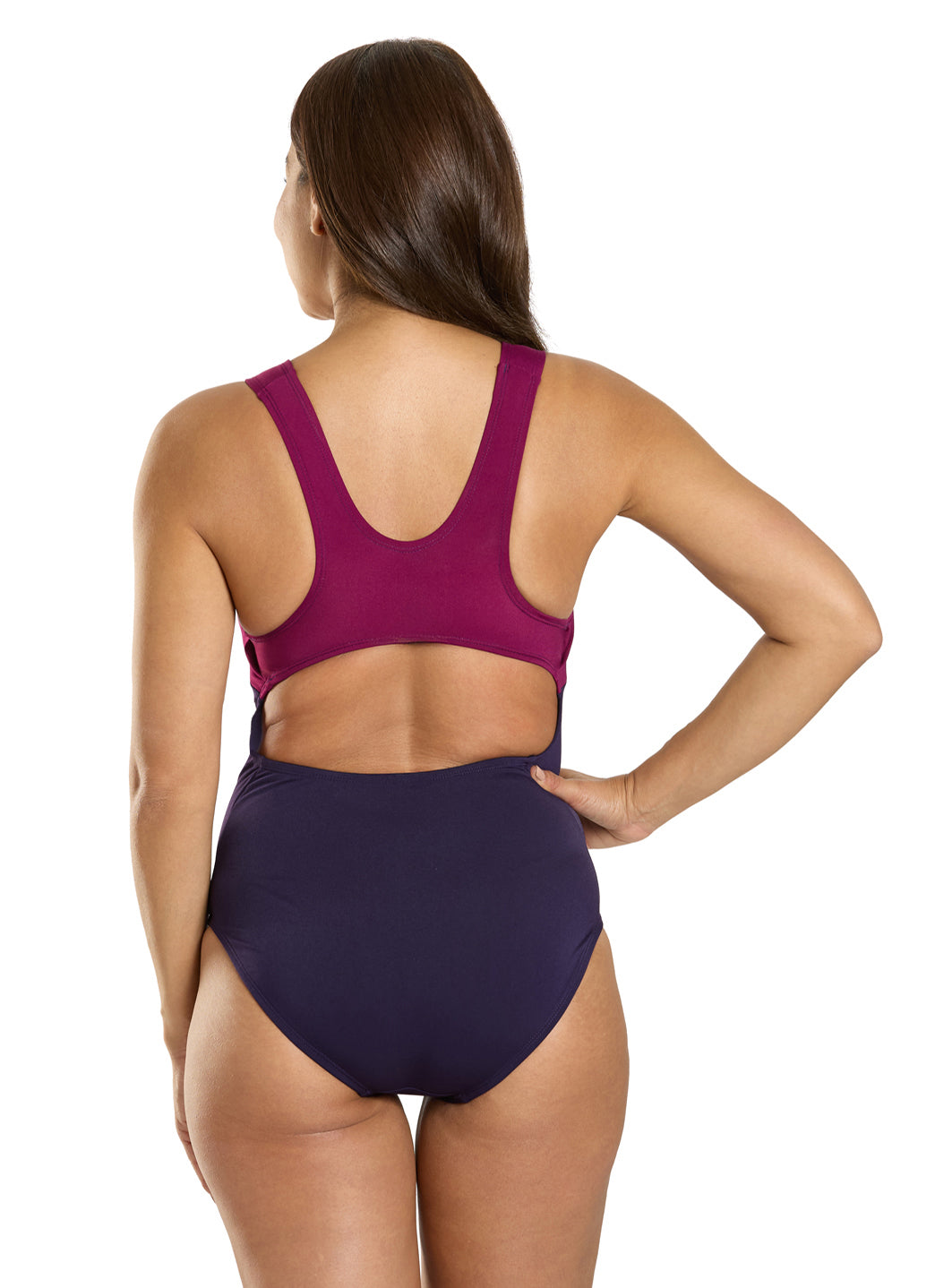 Dolfin Women's Aquashape Color Block Moderate Lap Suit