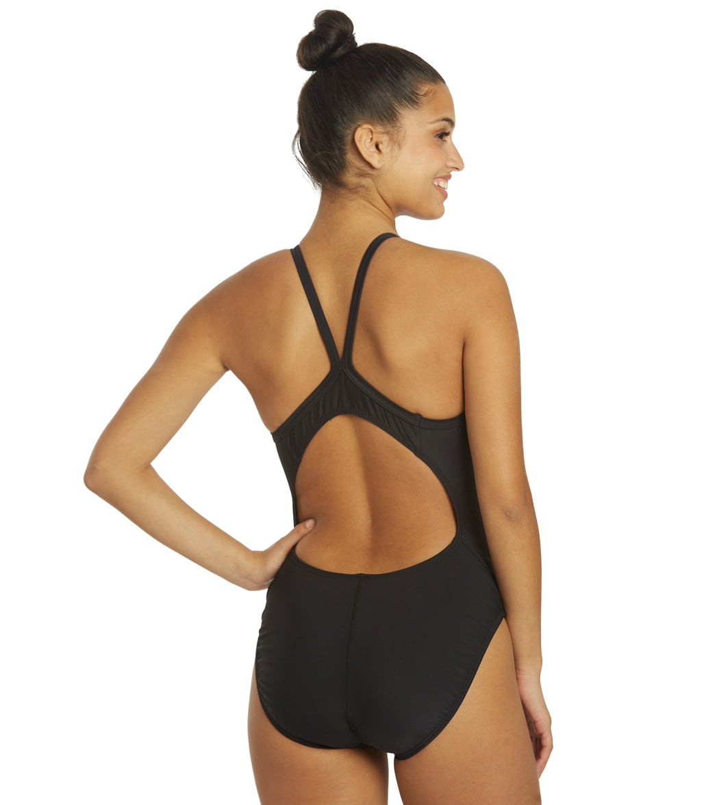 Dolfin Xtra Life Lycra Solid Female V-2 Back One Piece Swimsuit