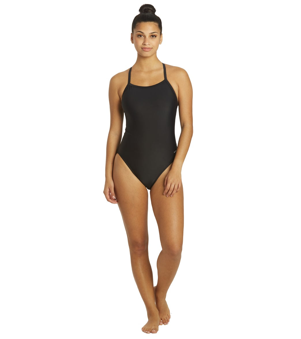 Dolfin Xtra Life Lycra Solid Female V-2 Back One Piece Swimsuit