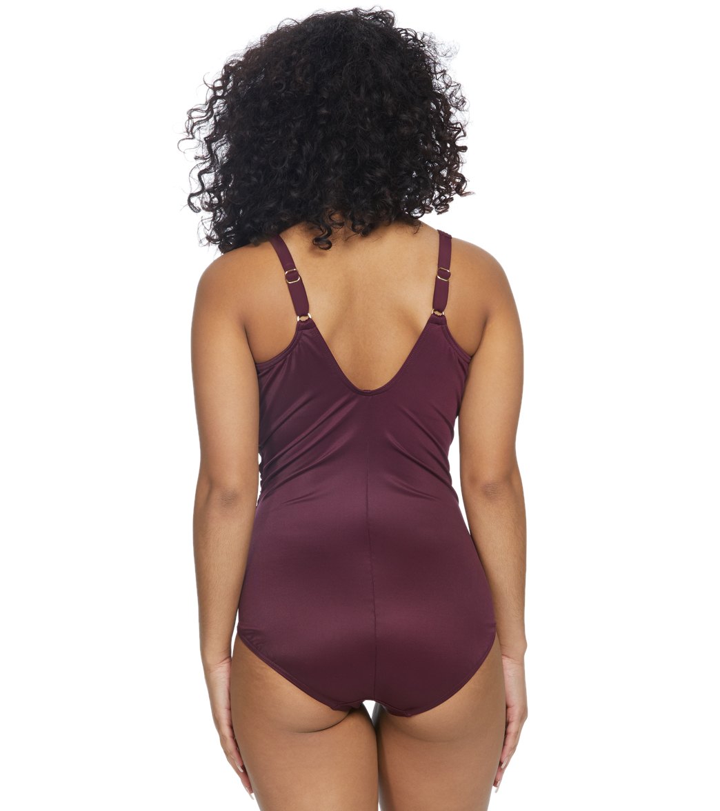 Miraclesuit Solid Oceanus Underwire One Piece Swimsuit (DD Cup)