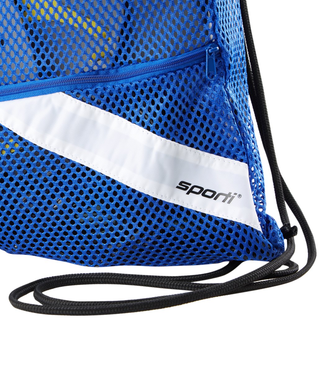 Sporti Mesh Bag with Zipper Pocket