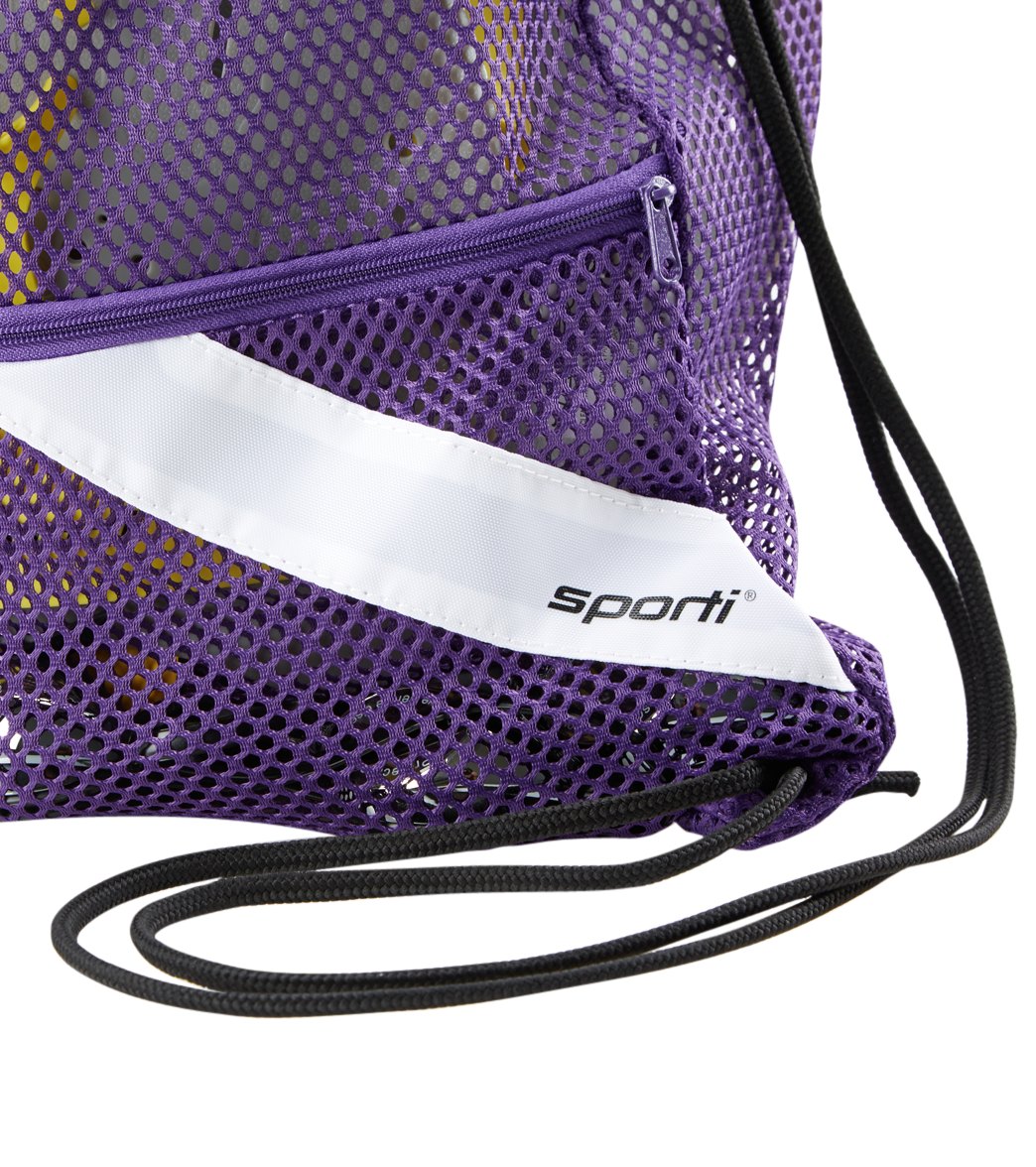 Sporti Mesh Bag with Zipper Pocket