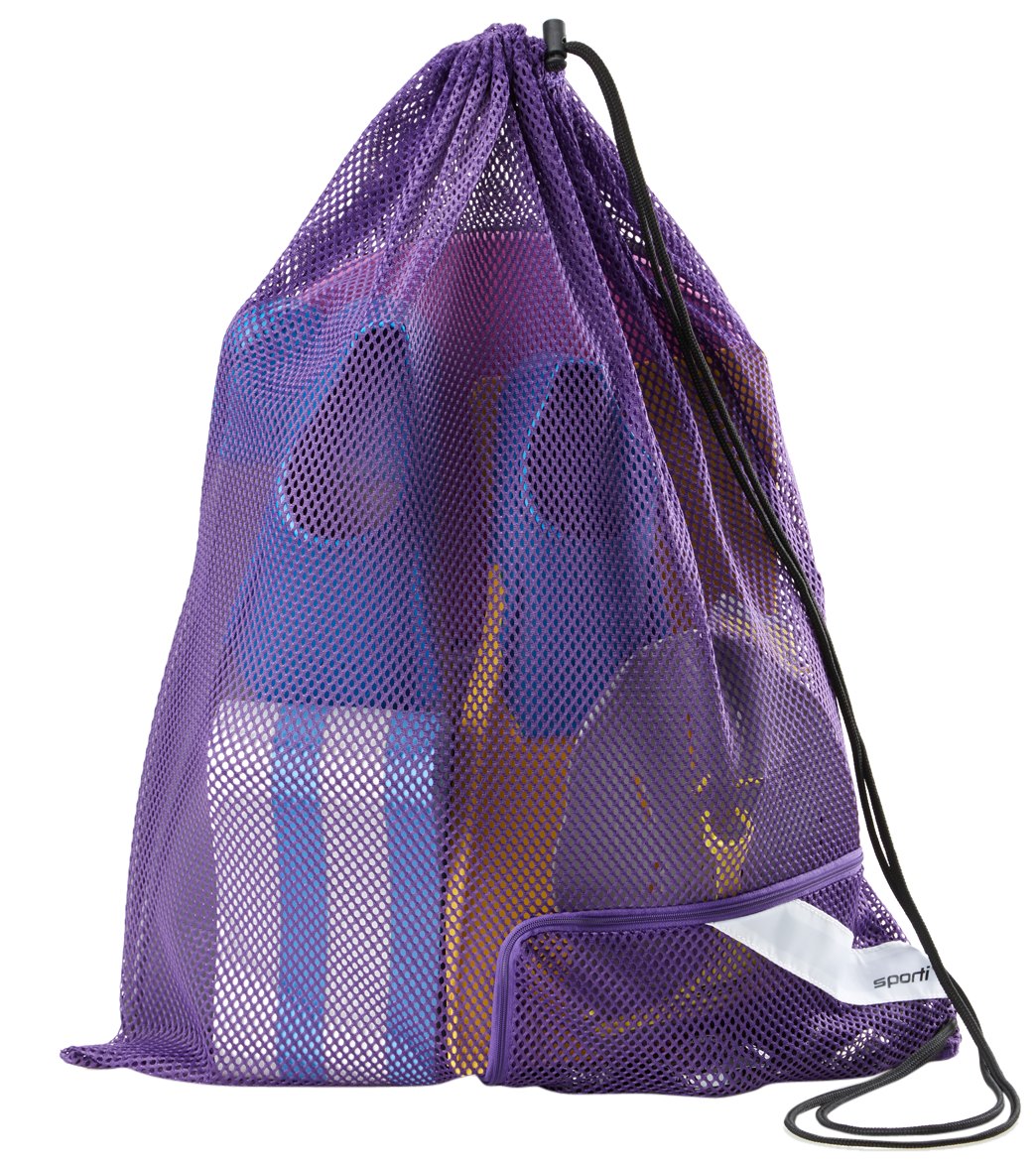 Sporti Mesh Bag with Zipper Pocket