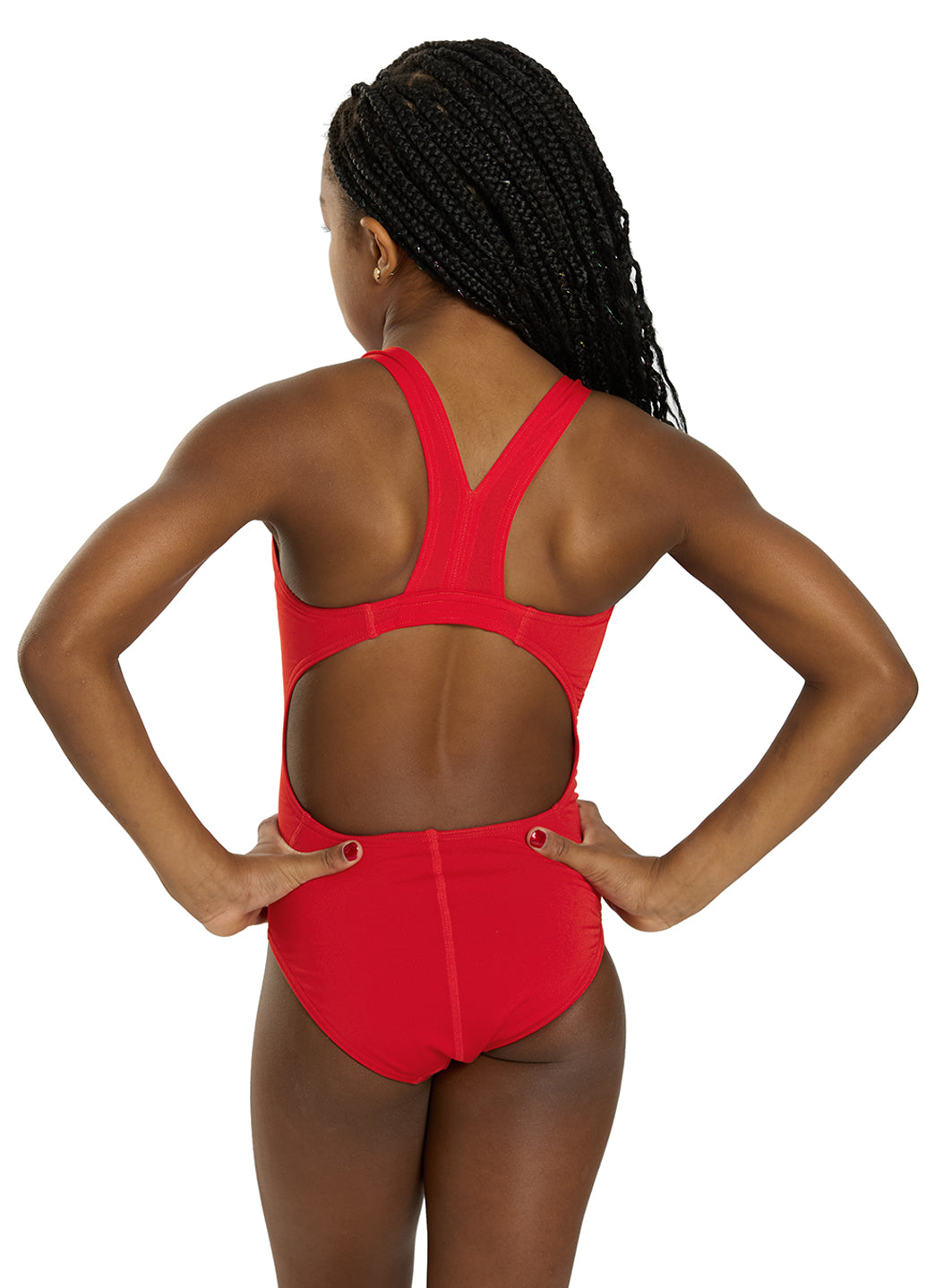 Sporti HydroLast Solid Wide Strap One Piece Swimsuit (22-44)