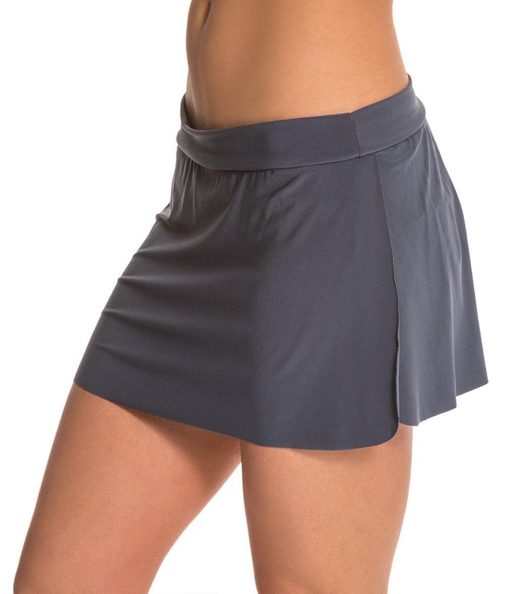 Magicsuit by Miraclesuit Solid Jersey Tennis Swim Skirt