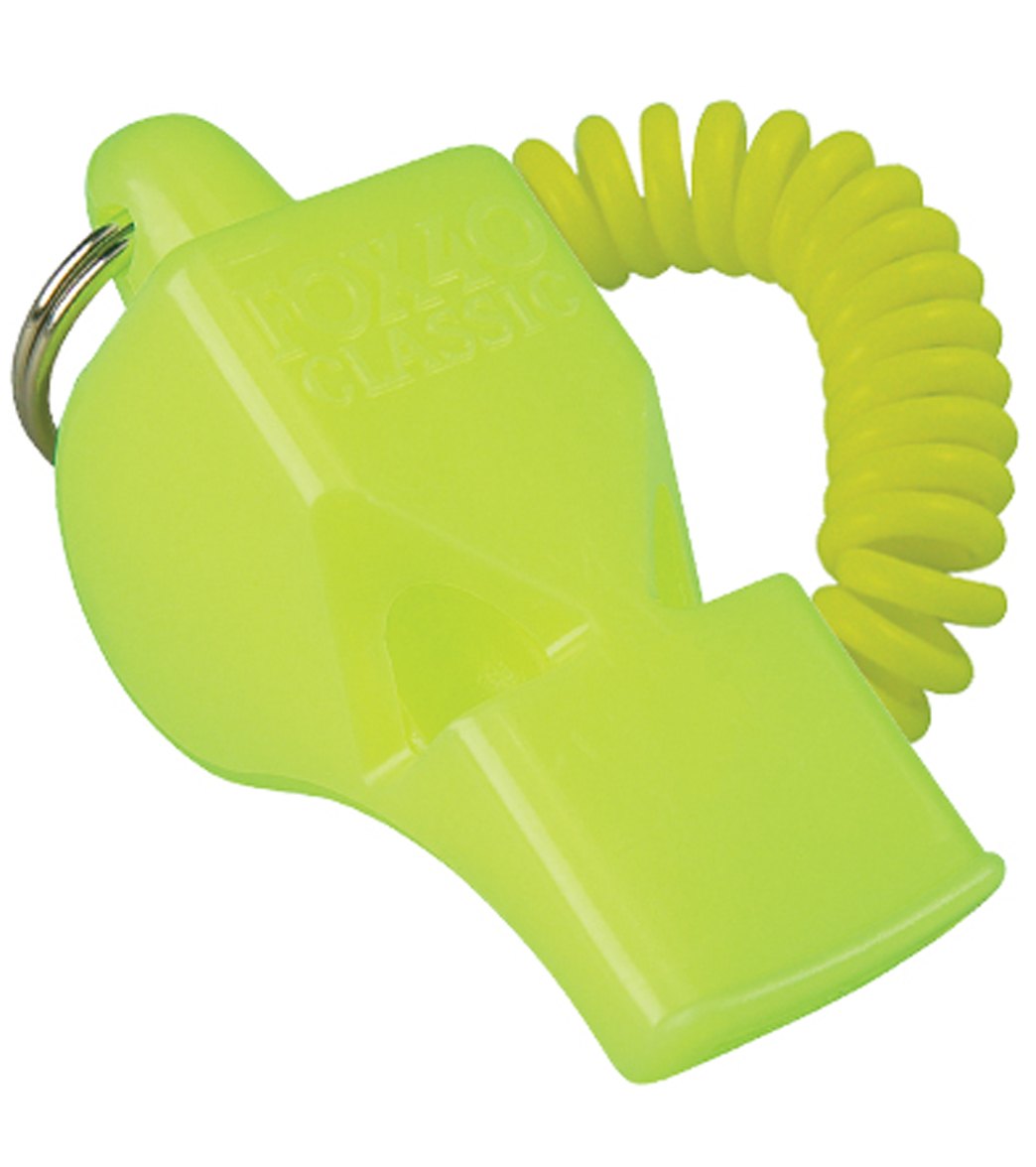 Fox 40 Classic Official Lifeguard Whistle with Flex Coil