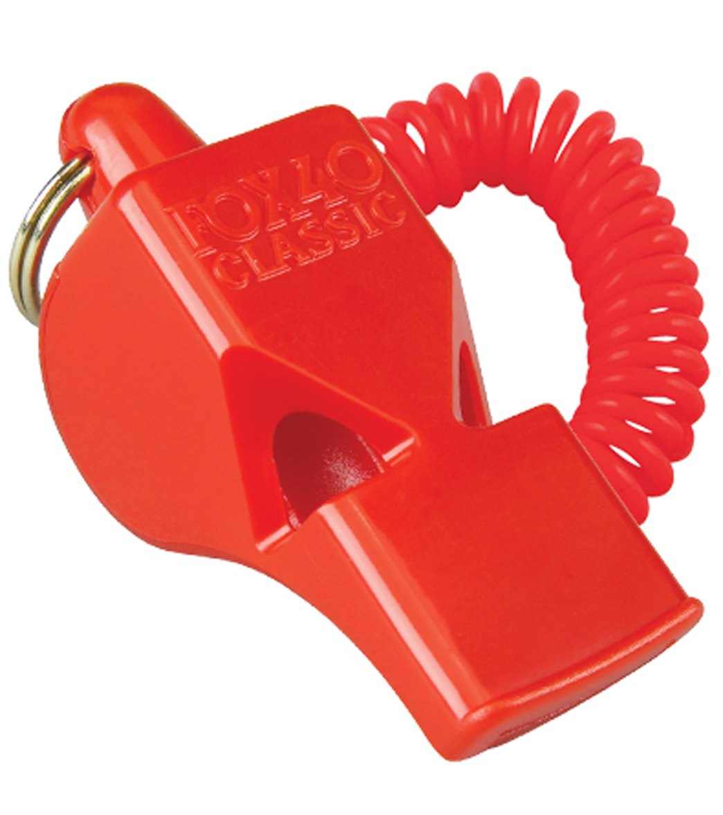 Fox 40 Classic Official Lifeguard Whistle with Flex Coil