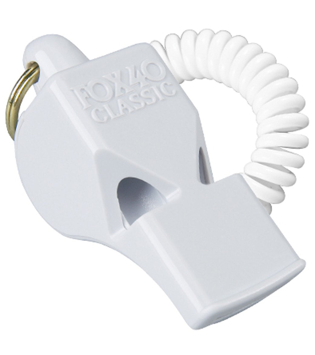 Fox 40 Classic Official Lifeguard Whistle with Flex Coil