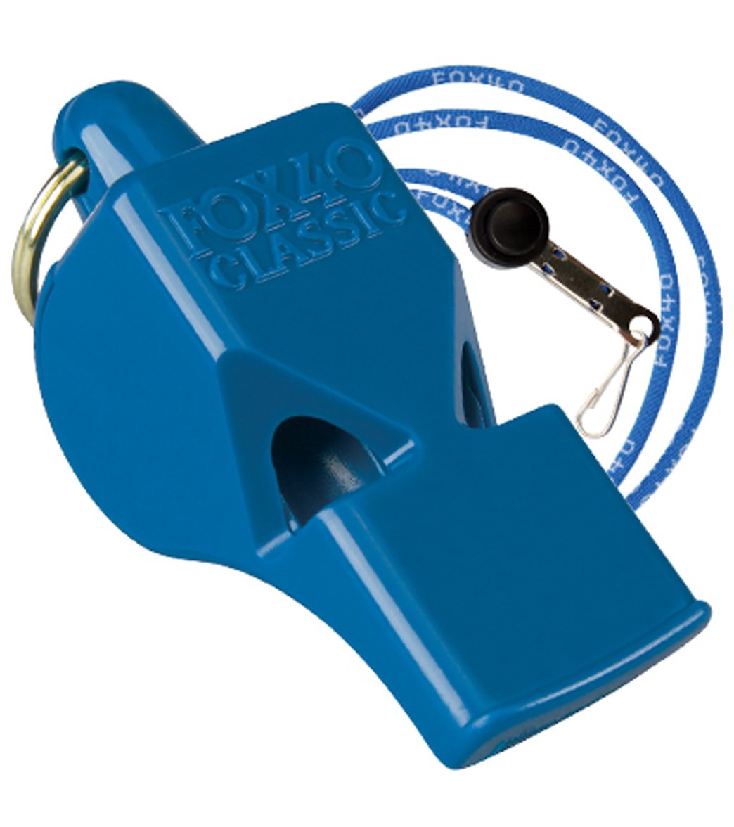 Fox 40 Classic Official Lifeguard Whistle with Breakaway Lanyard