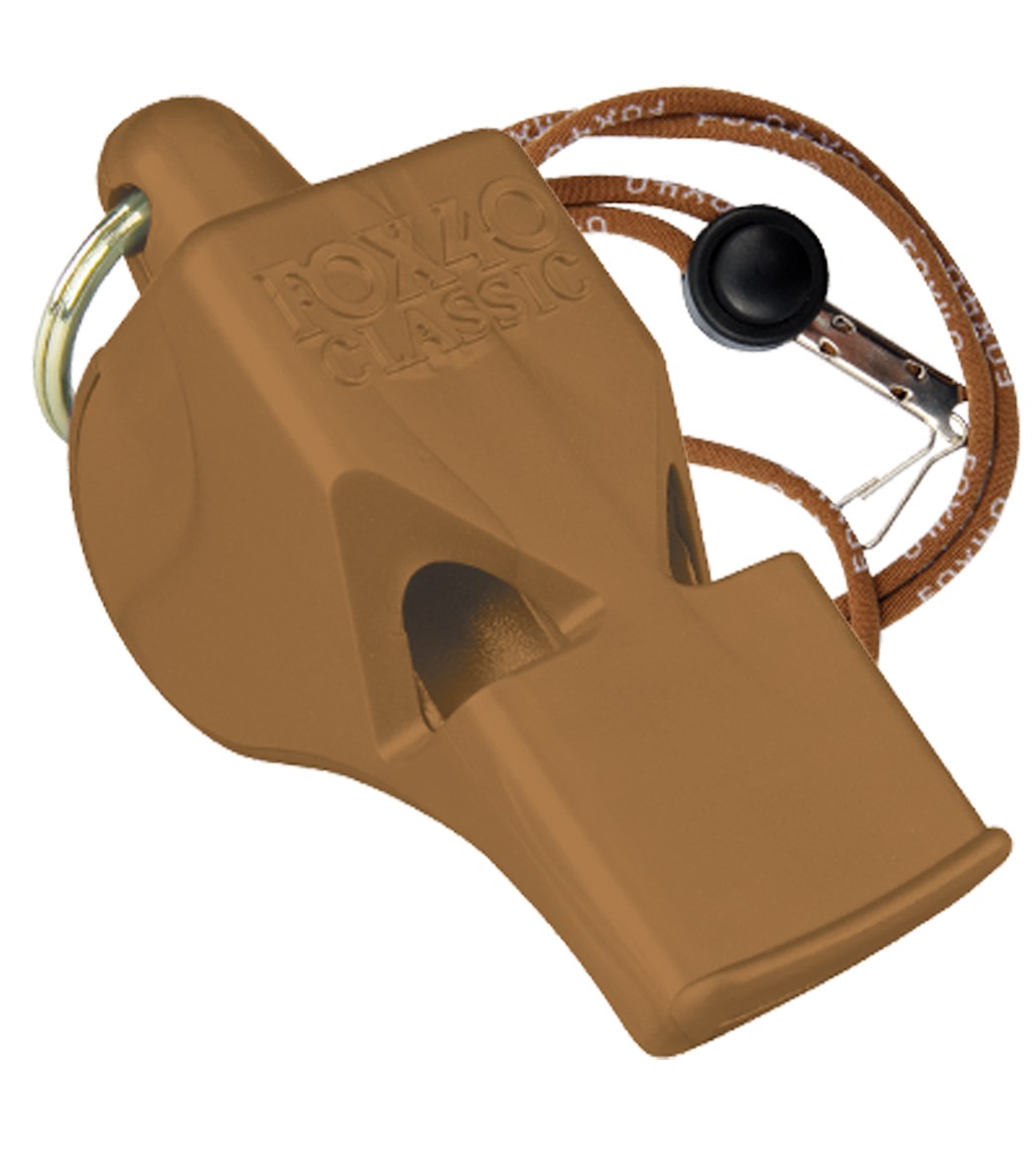 Fox 40 Classic Official Lifeguard Whistle with Breakaway Lanyard