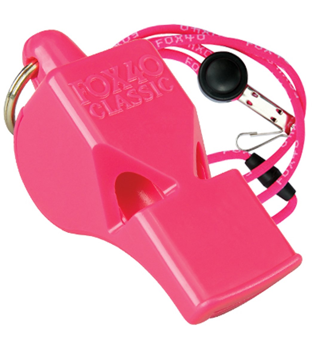 Fox 40 Classic Official Lifeguard Whistle with Breakaway Lanyard
