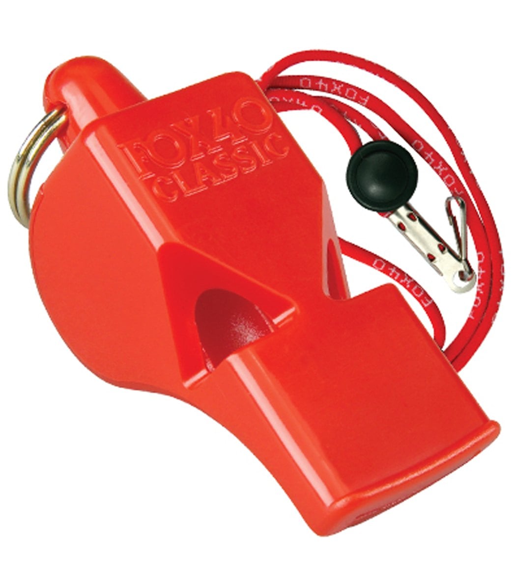 Fox 40 Classic Official Lifeguard Whistle with Breakaway Lanyard