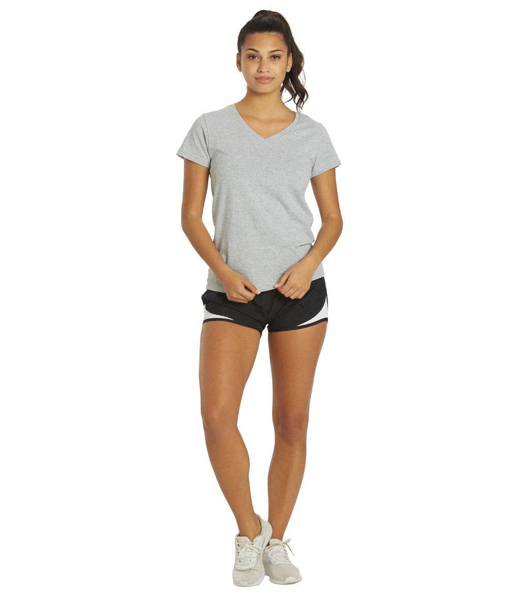 SwimOutlet Women's Cotton V-Neck T-Shirt
