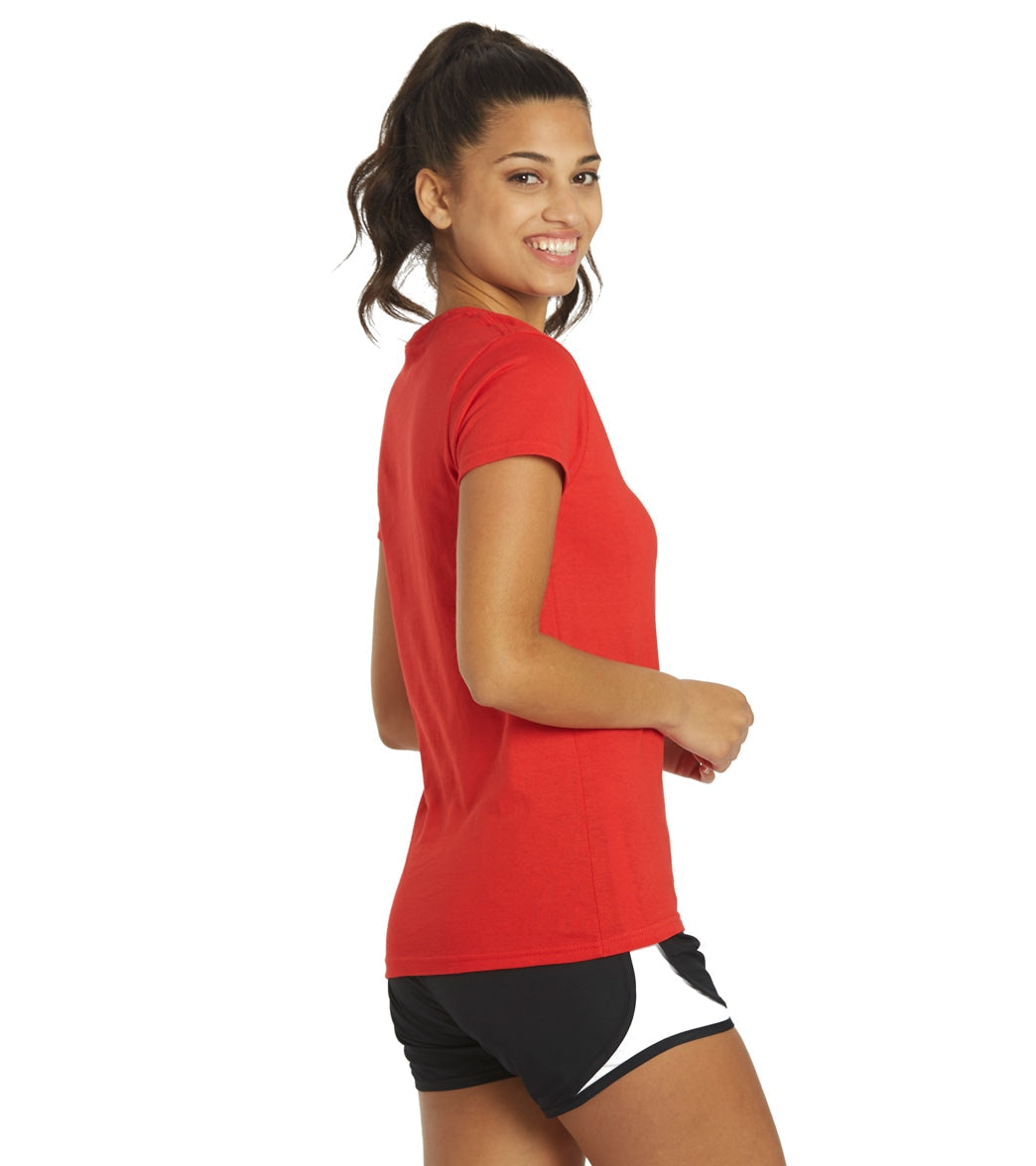 SwimOutlet Women's Cotton V-Neck T-Shirt