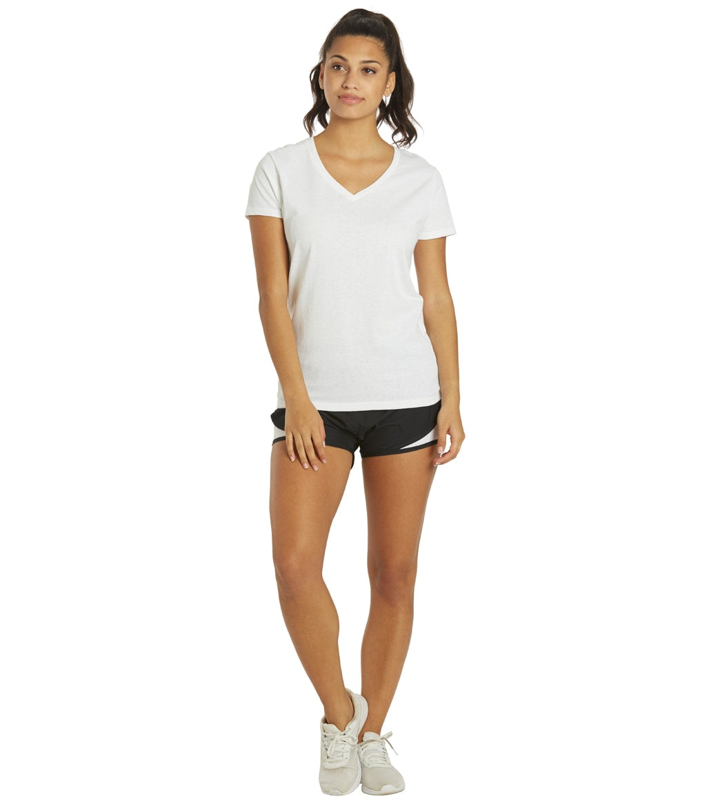 SwimOutlet Women's Cotton V-Neck T-Shirt