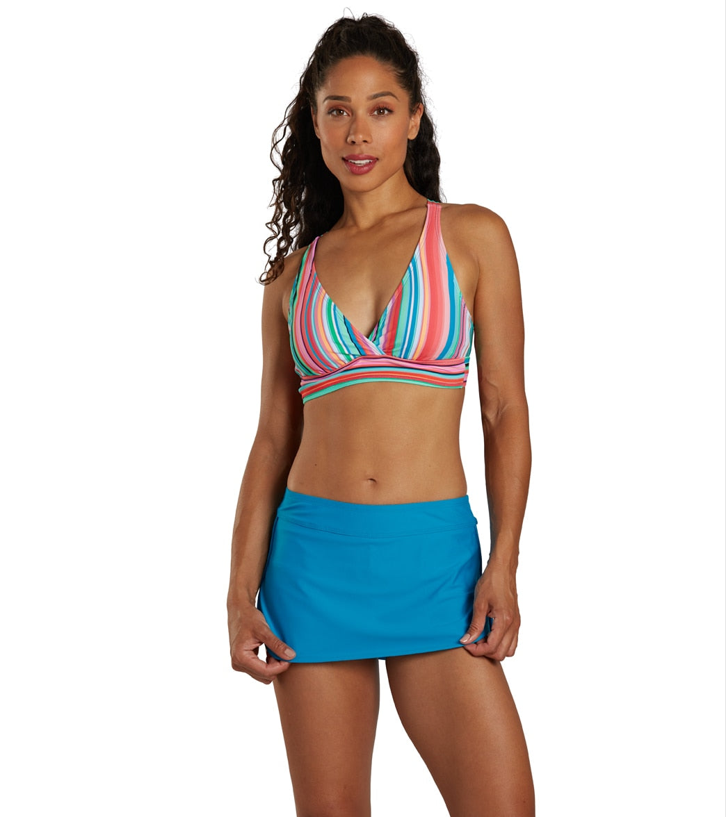 Next by Athena Women's Good Karma Lotus Swim Skort