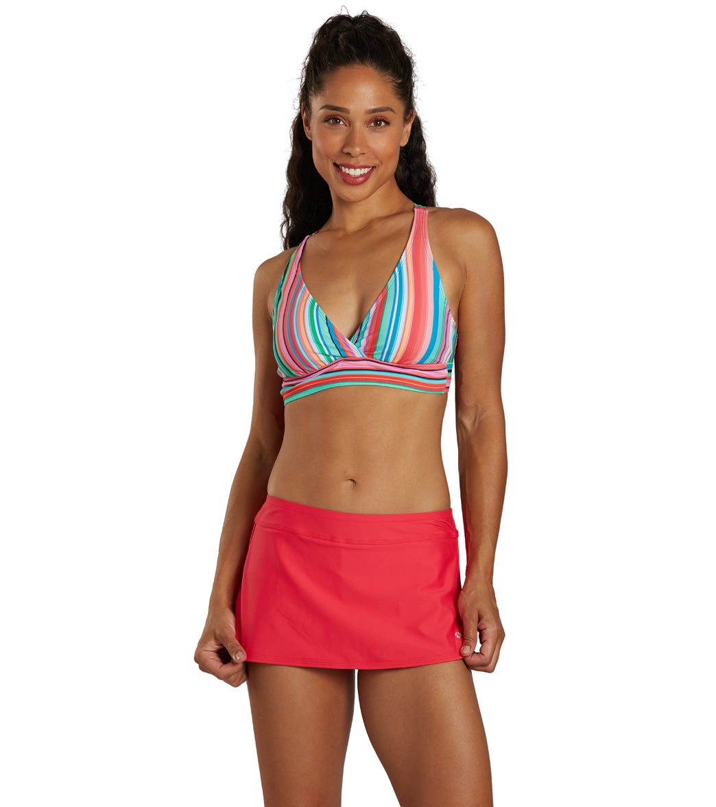 Next by Athena Women's Good Karma Lotus Swim Skort