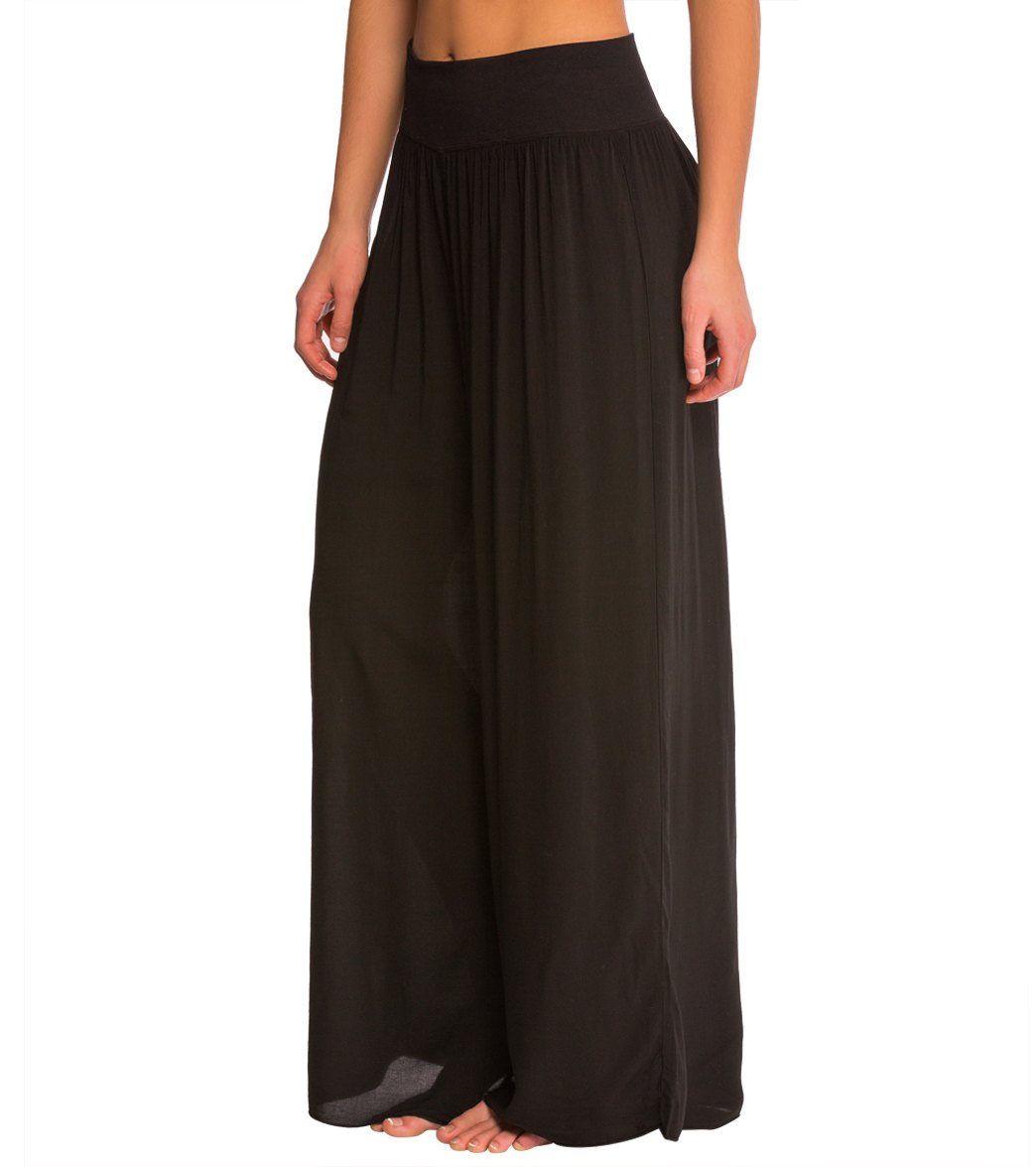 Hard Tail Flat Waist Wide Leg Yoga Pants