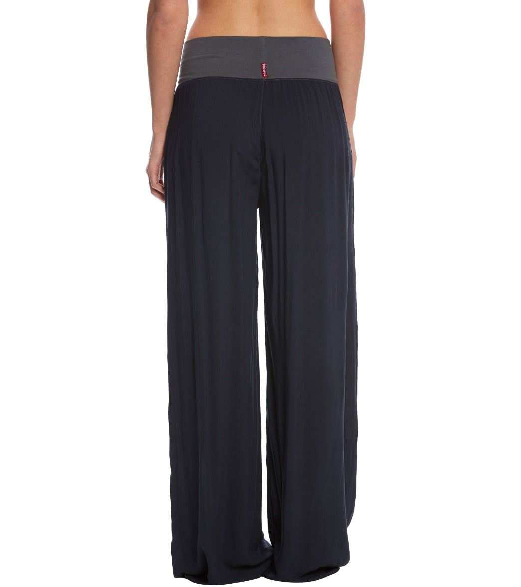 Hard Tail Flat Waist Wide Leg Yoga Pants