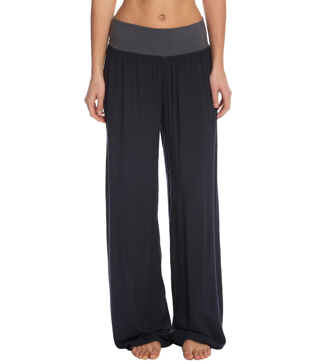 Hard Tail Flat Waist Wide Leg Yoga Pants