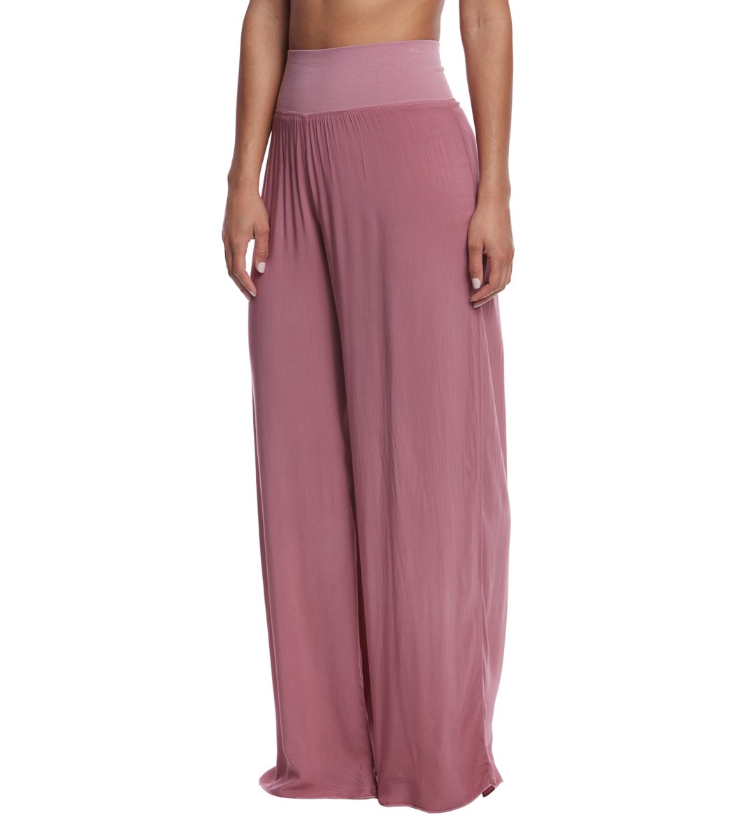 Hard Tail Flat Waist Wide Leg Yoga Pants