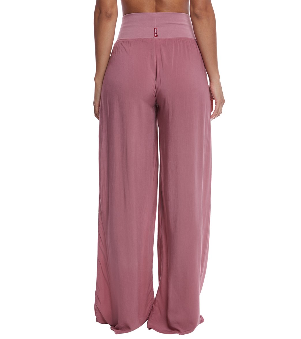 Hard Tail Flat Waist Wide Leg Yoga Pants