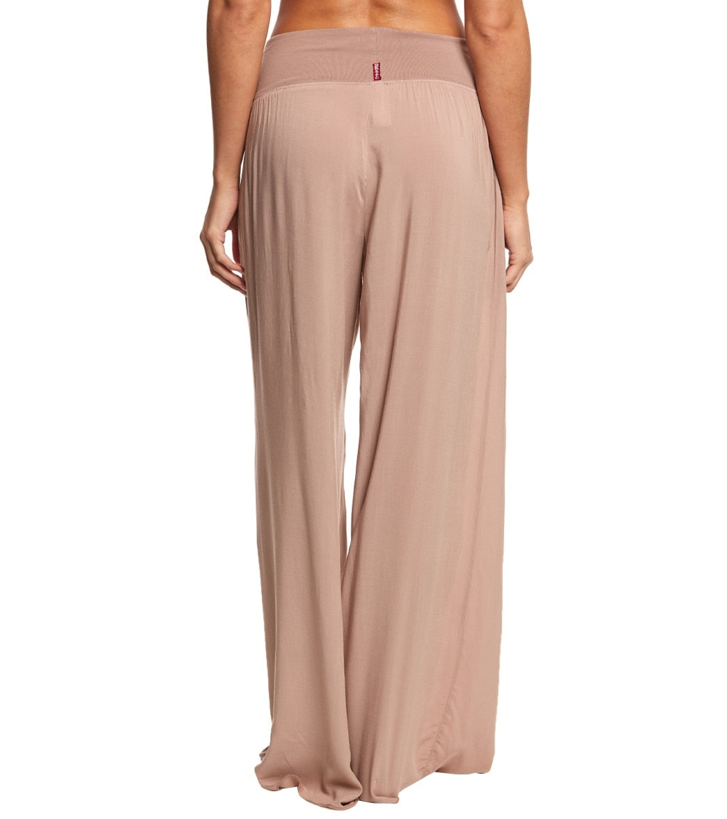 Hard Tail Flat Waist Wide Leg Yoga Pants