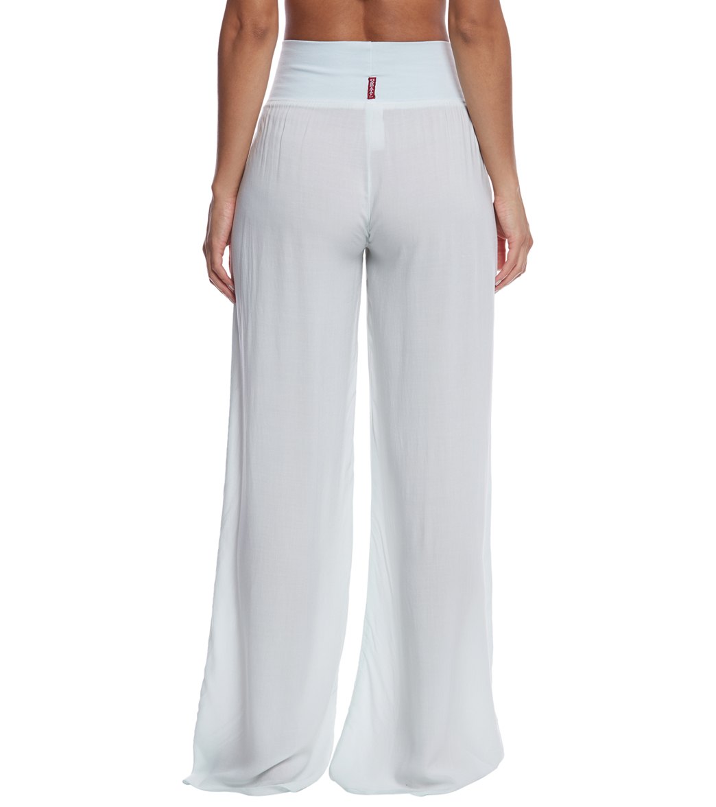 Hard Tail Flat Waist Wide Leg Yoga Pants