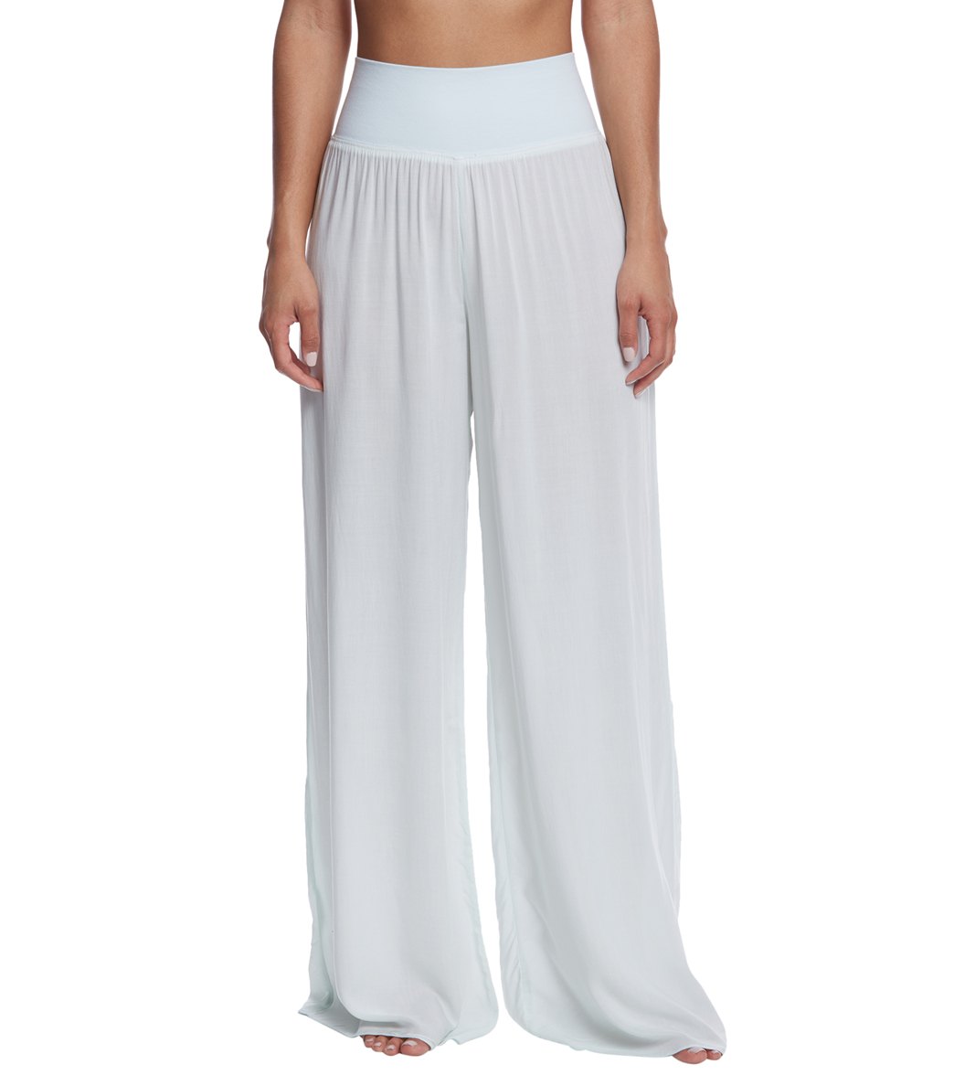 Hard Tail Flat Waist Wide Leg Yoga Pants