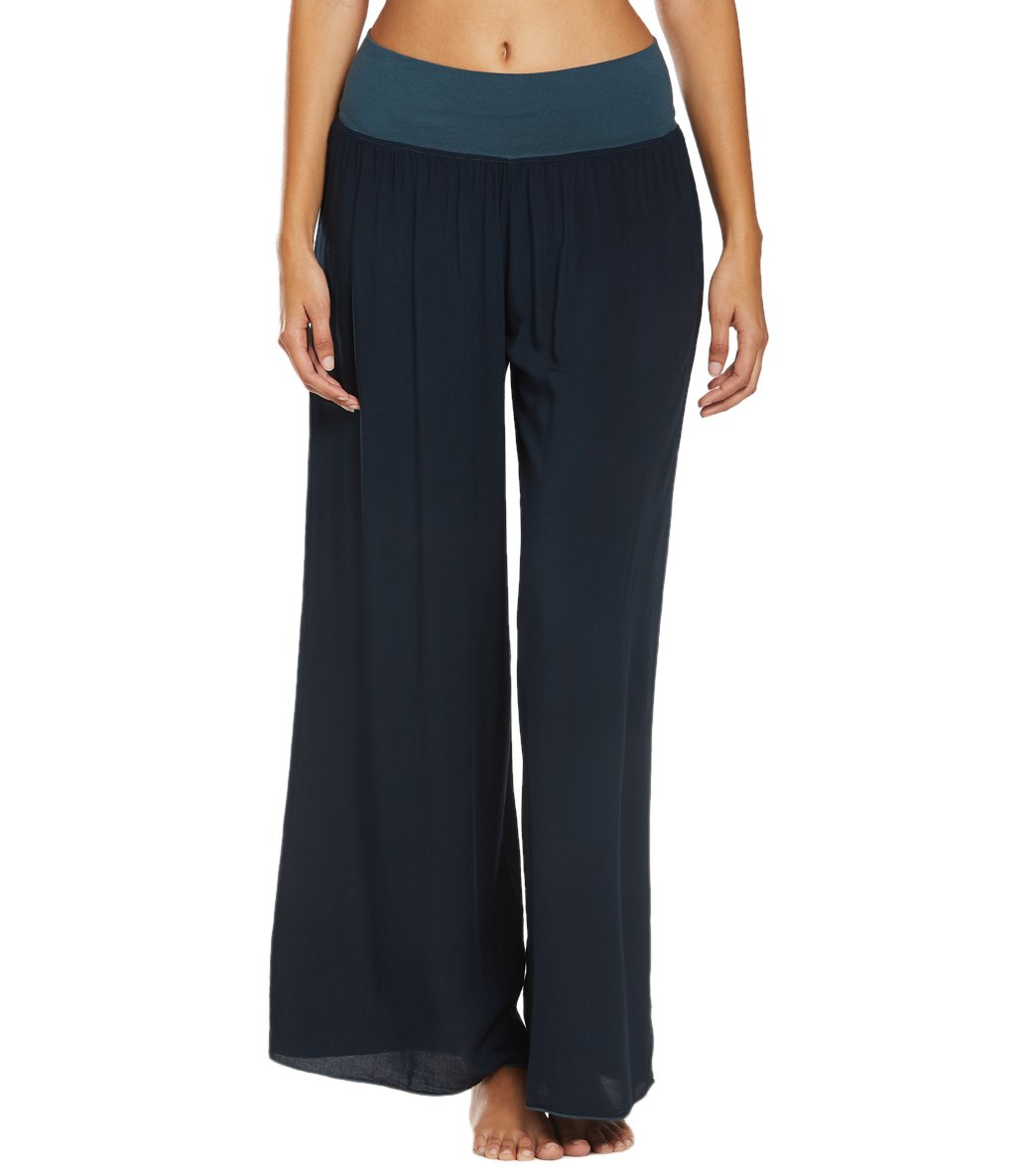 Hard Tail Flat Waist Wide Leg Yoga Pants
