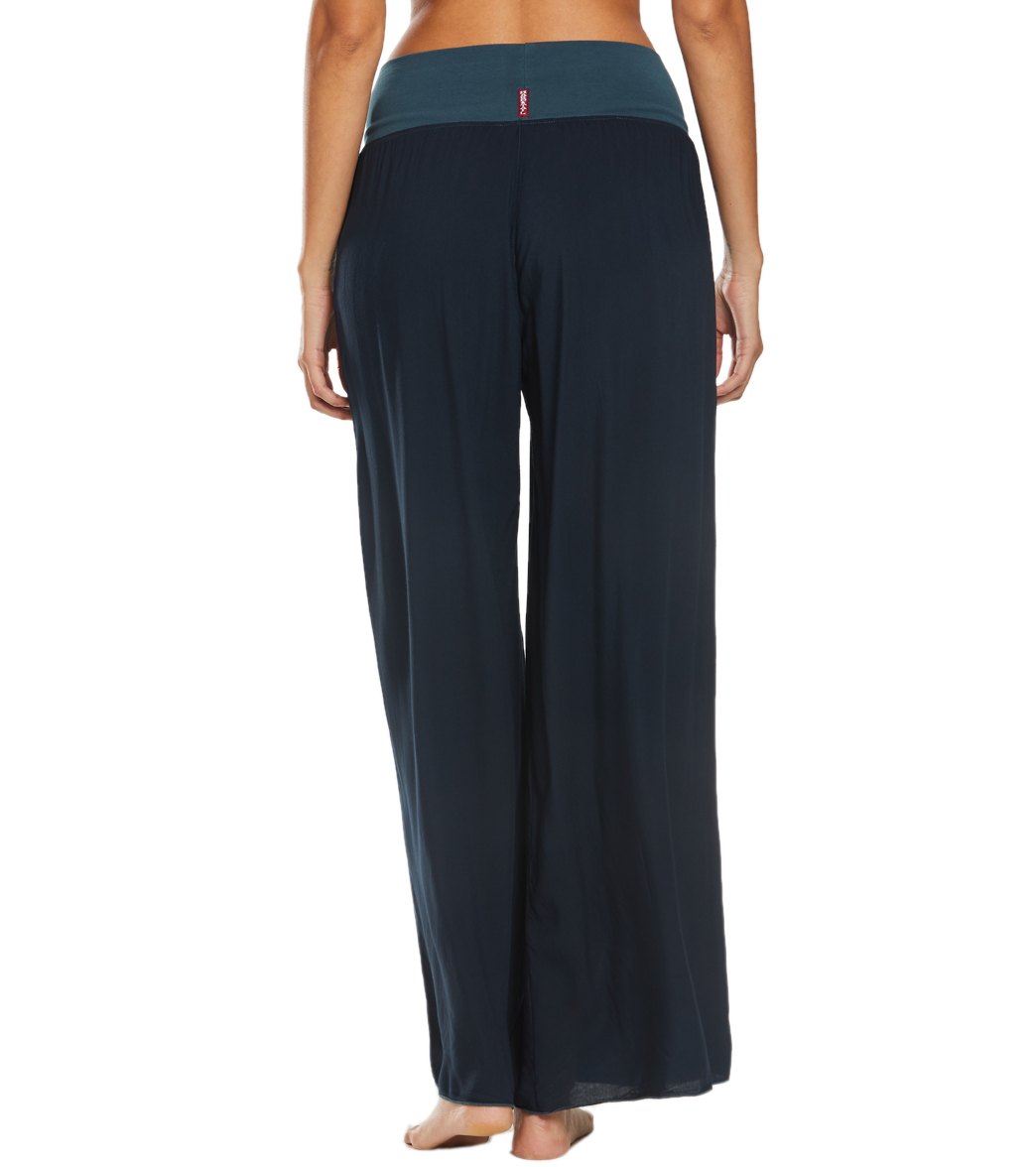 Hard Tail Flat Waist Wide Leg Yoga Pants