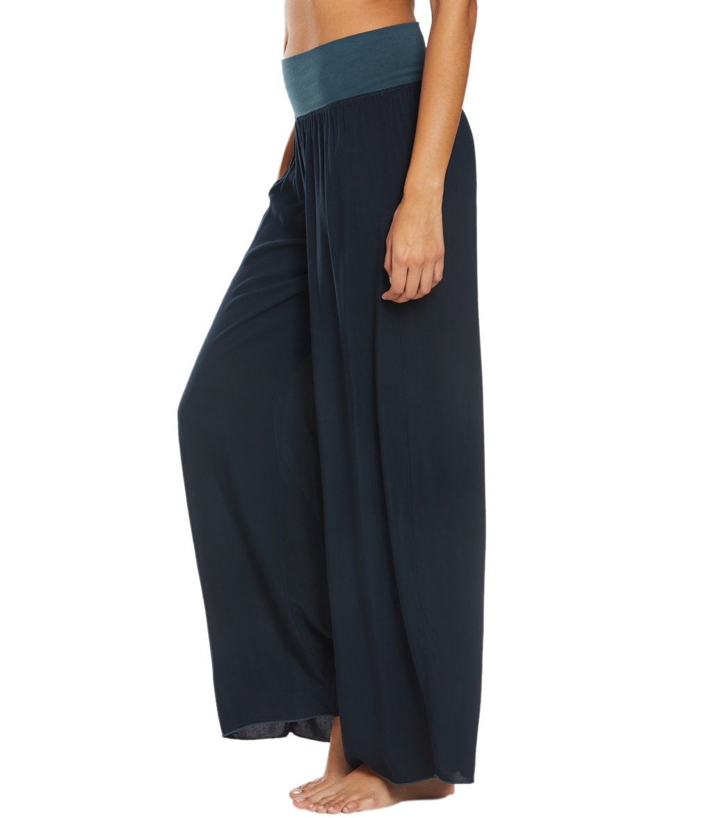 Hard Tail Flat Waist Wide Leg Yoga Pants