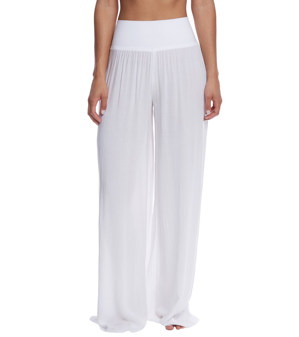 Hard Tail Flat Waist Wide Leg Yoga Pants