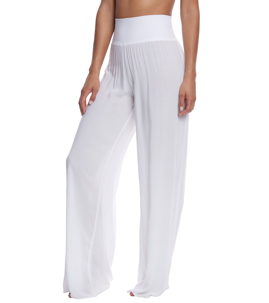 Hard Tail Flat Waist Wide Leg Yoga Pants