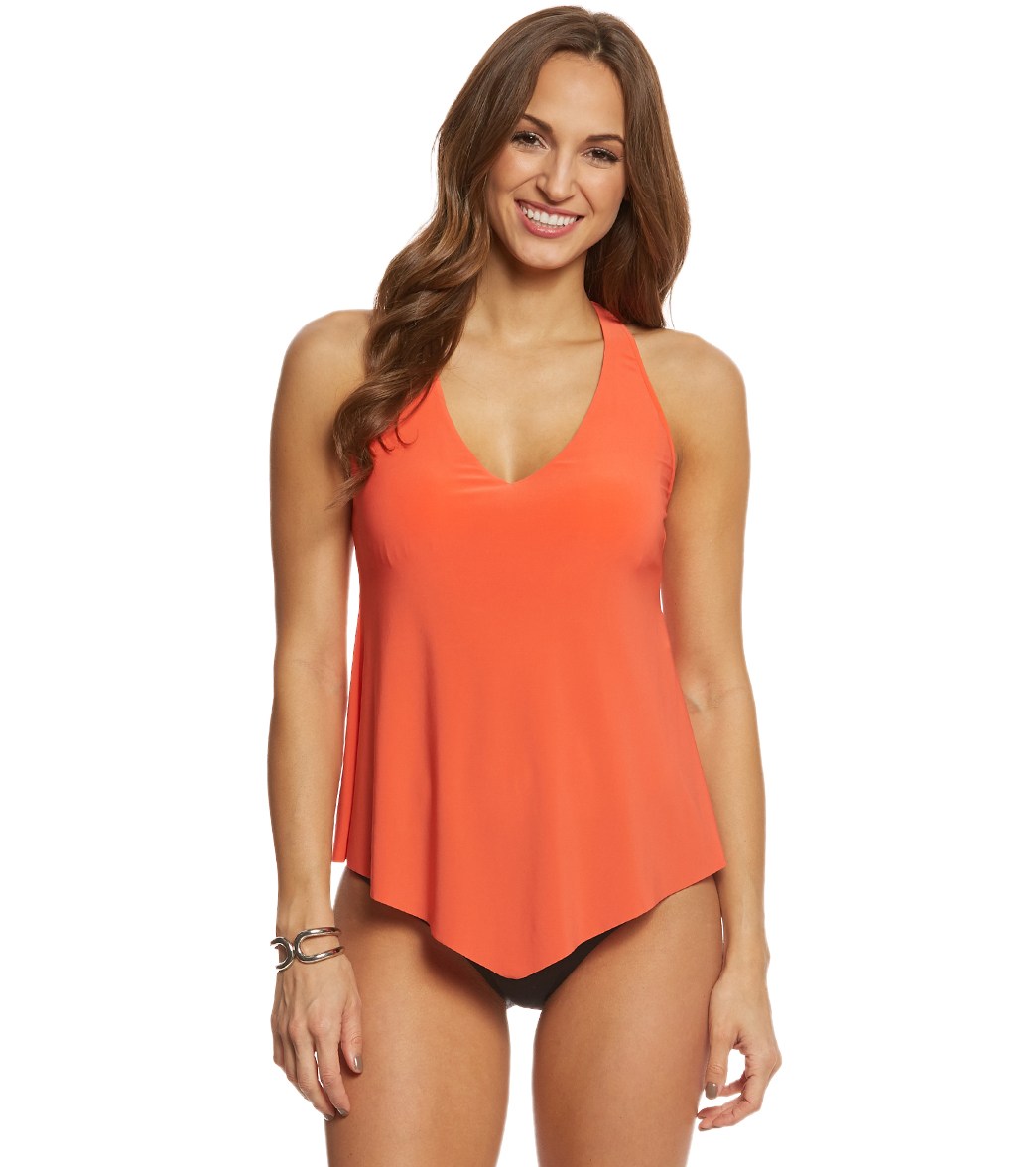 Magicsuit by Miraclesuit Solid Taylor Underwire Racerback Tankini Top