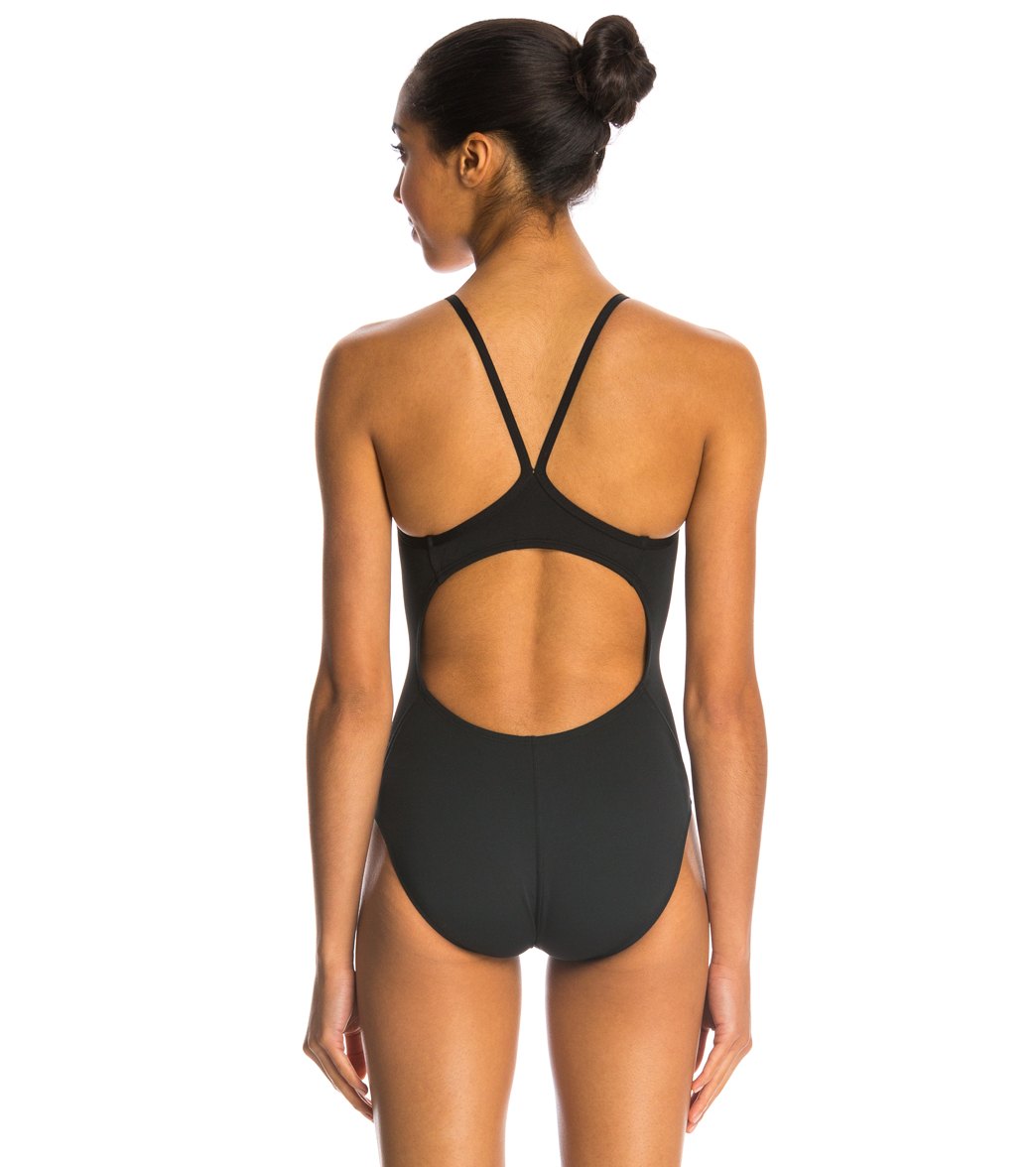 Dolfin Reliance Solid V-Back One Piece Swimsuit
