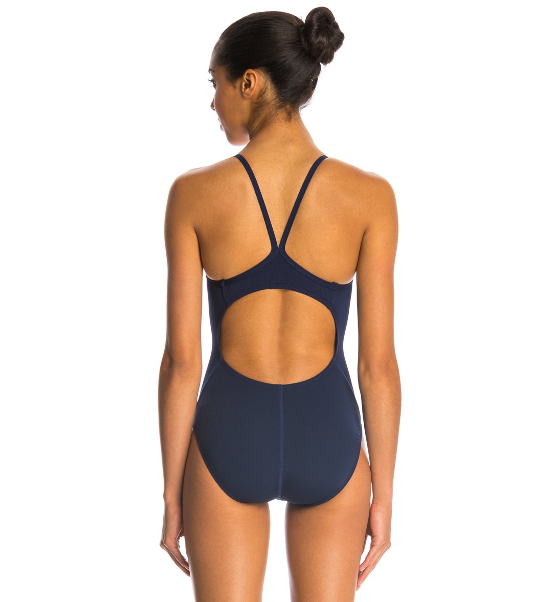 Dolfin Reliance Solid V-Back One Piece Swimsuit