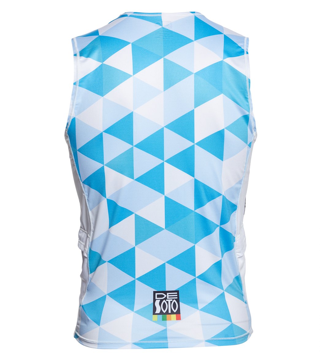 DeSoto Men's Skin Cooler Half Zip Tri Top