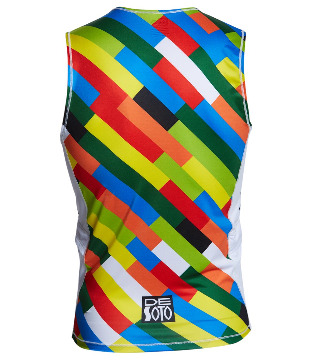 DeSoto Men's Skin Cooler Half Zip Tri Top