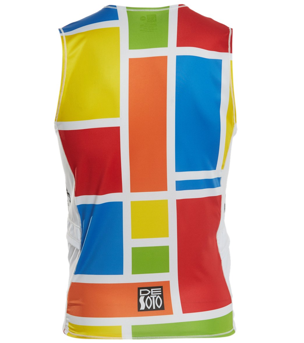 DeSoto Men's Skin Cooler Half Zip Tri Top