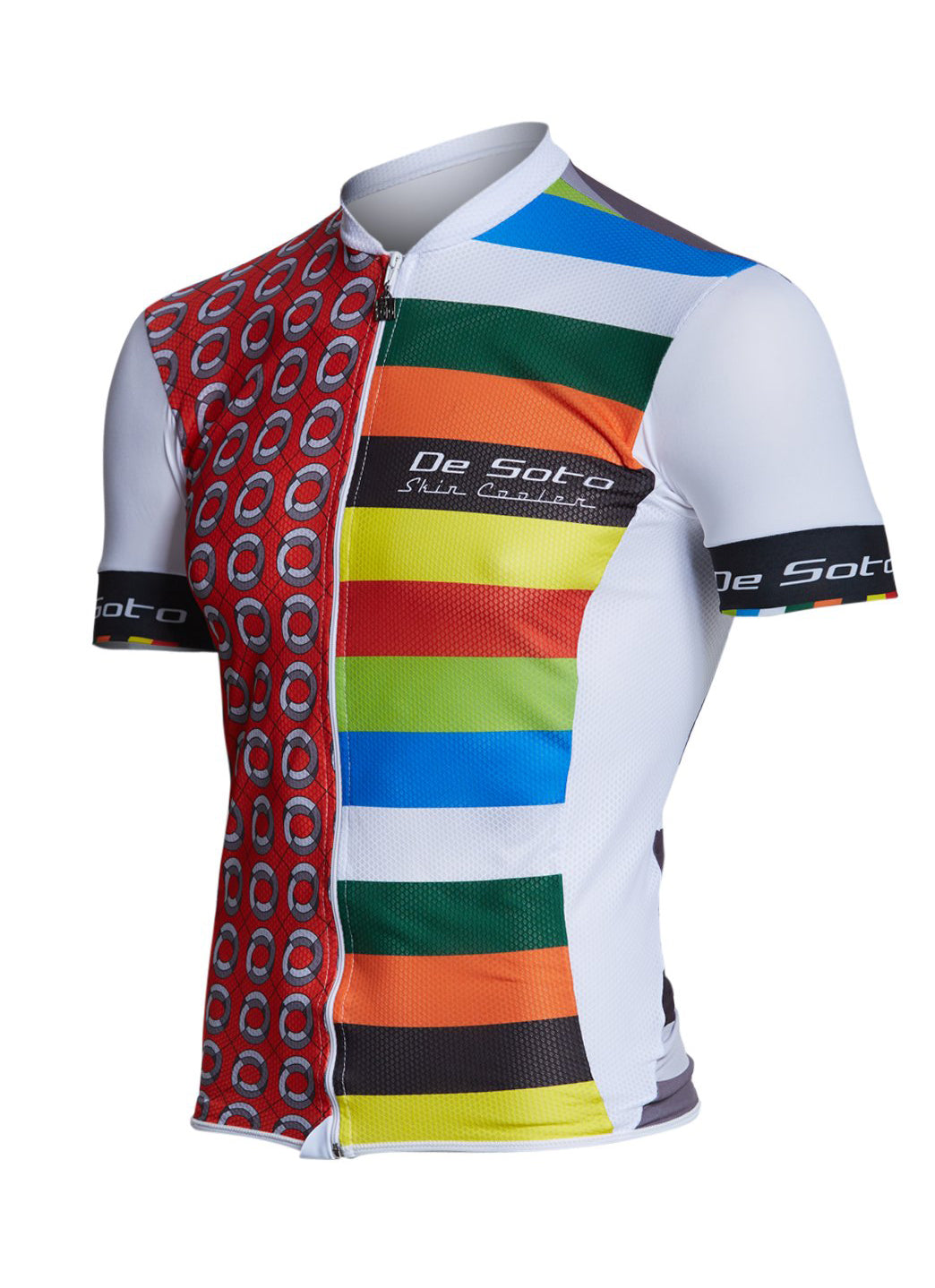 DeSoto Men's Skin Cooler Full Zip Sleeved Tri Top