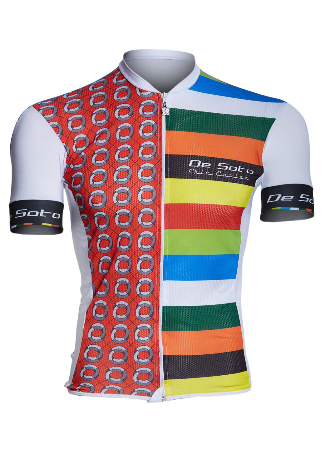 DeSoto Men's Skin Cooler Full Zip Sleeved Tri Top