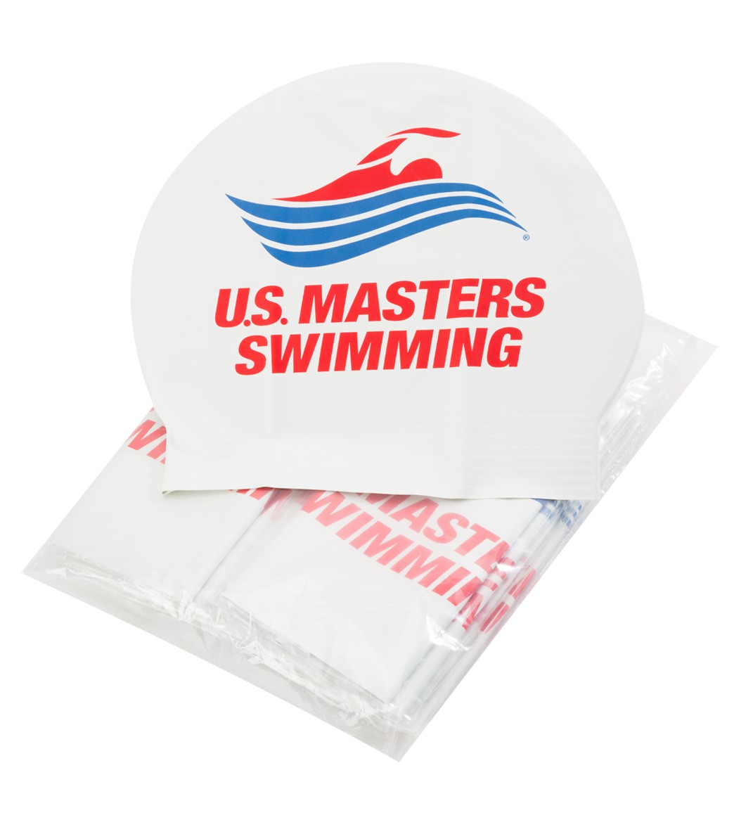 USMS Pack of 20 Latex Swim Caps