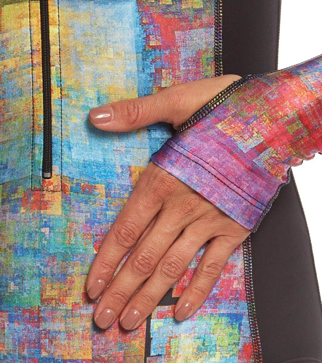 SlipIns Pixelated Zippered Haute Mini Long Sleeve DiveSkin