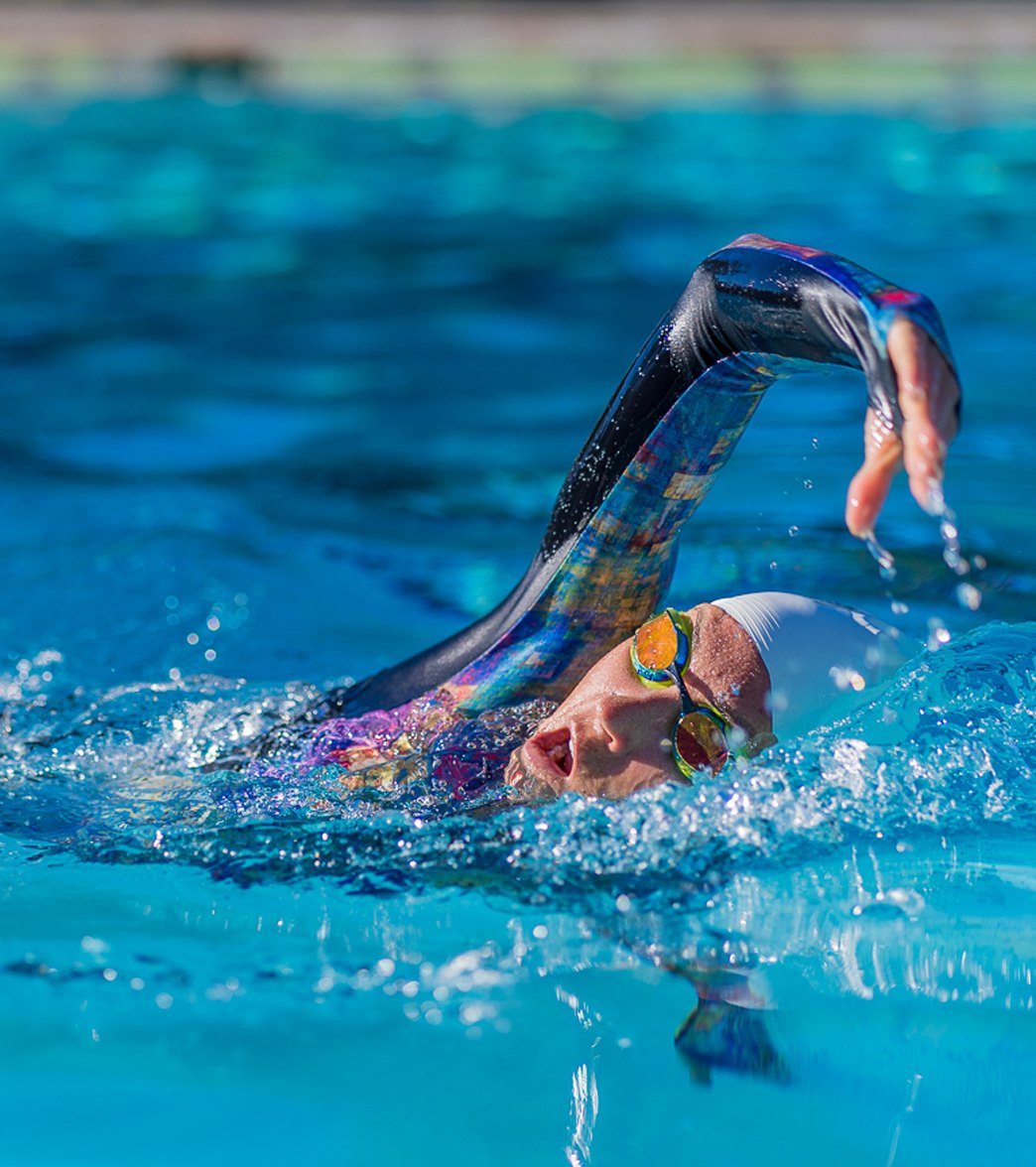 SlipIns Pixelated Zippered Haute Mini Long Sleeve DiveSkin