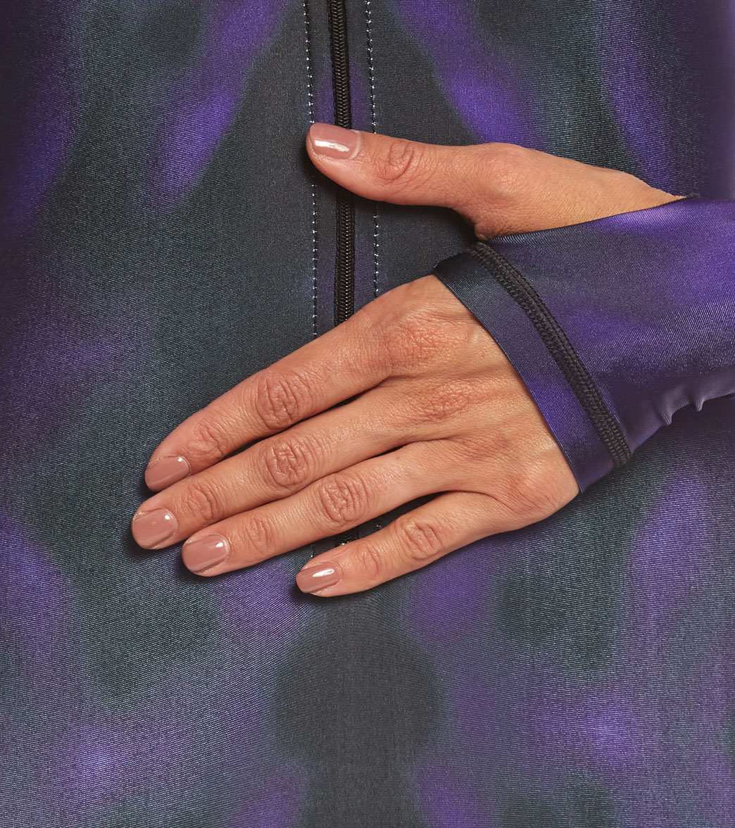 SlipIns Plum Gorgeous Zippered Unitard