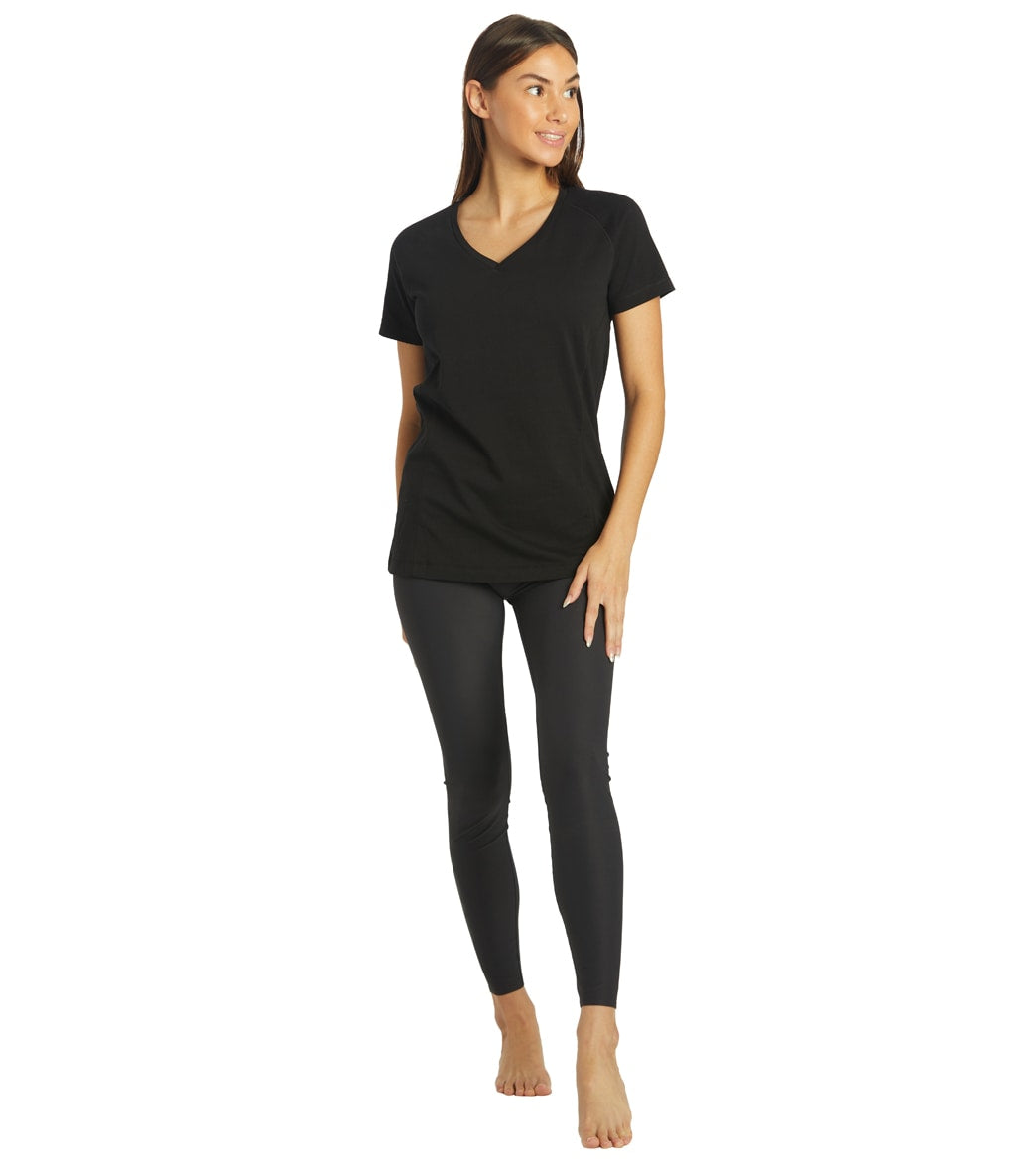 Arena Women's Team Line Short Sleeve V Neck T Shirt