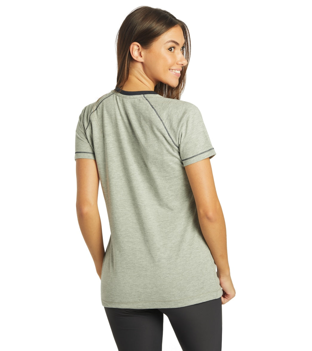 Arena Women's Team Line Short Sleeve V Neck T Shirt